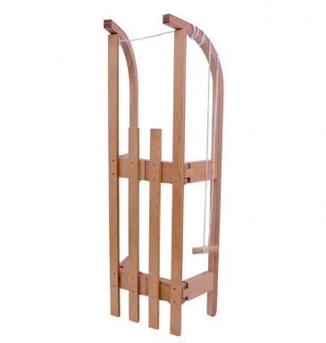 Houten slee opvoubaar Houten slee opvoubaar